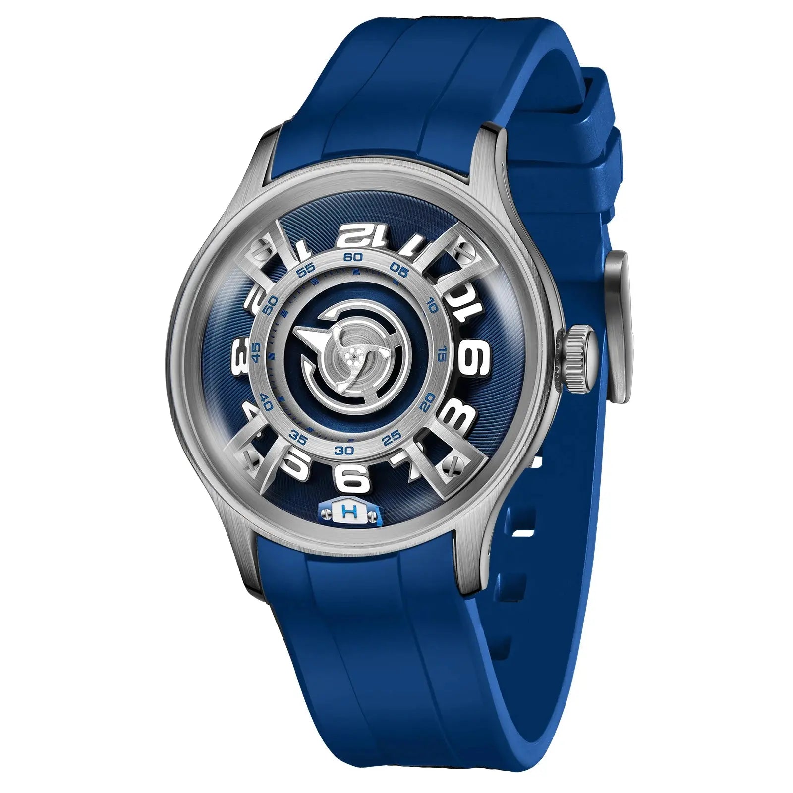 Curvature Engine Star Ship Automatic Super Luminous Blue Nightlight Automatic Inspirational Watches