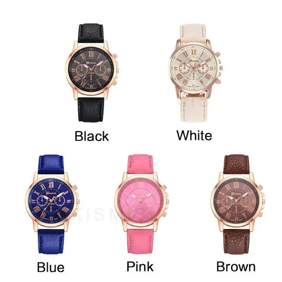 Stylish Women Watch Roman Numerals Three Eye Six Pin - Inspirational Watches