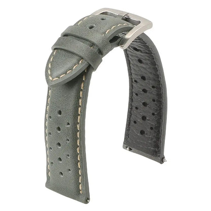 Premium Perforated Genuine Leather Watch Strap