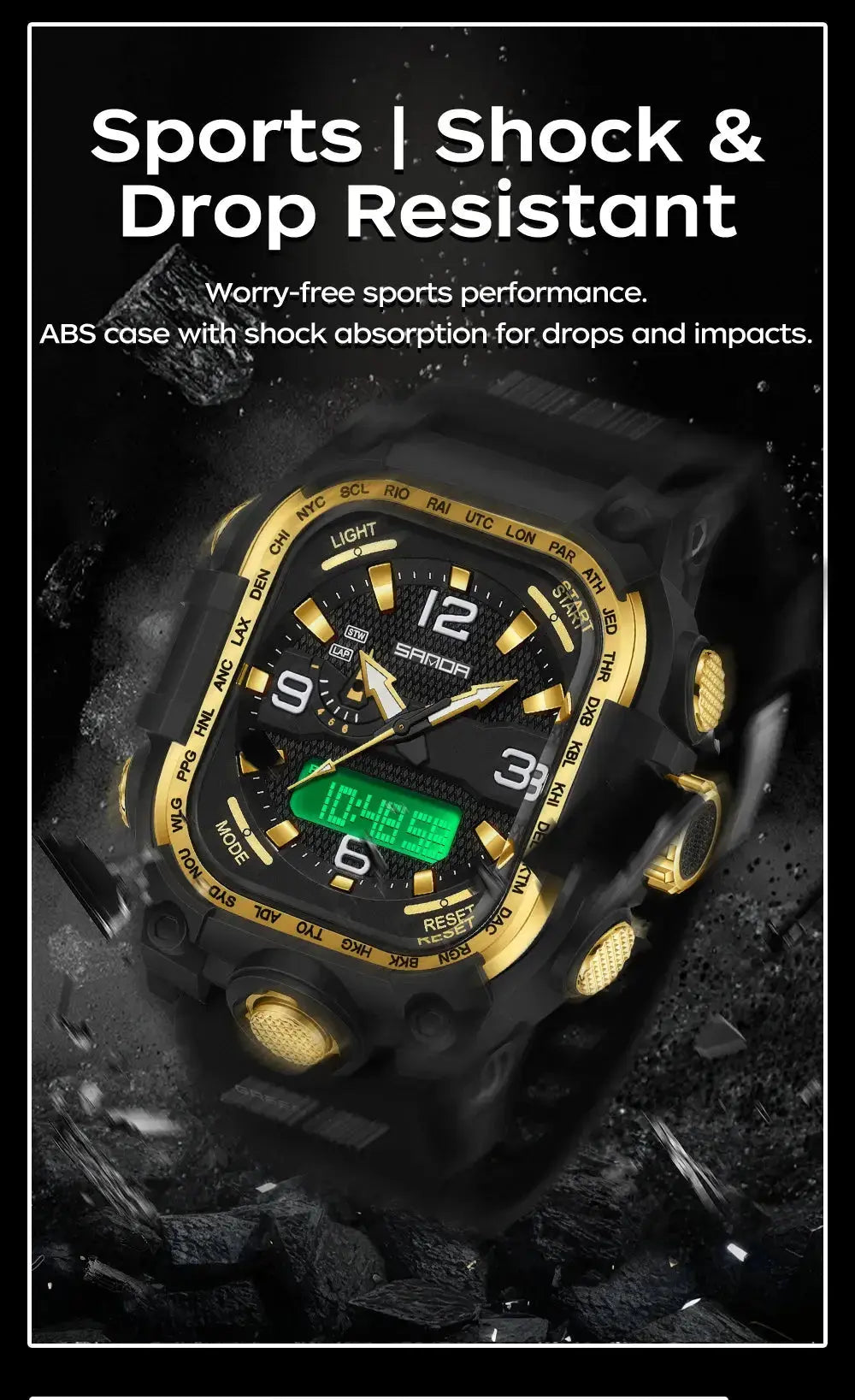 Multi functions Sports Wristwatch Inspirational Watches