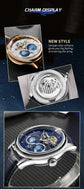Dual Earth Rotating Waterproof Pilots 1963 Flywheel Wristwatches Inspirational Watches