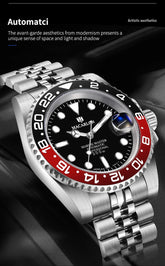 MACARLON Design 2026 New NH35 Mechanical Watch Men 41mm Sapphire Glass Luminous Stainless Steel 300M Waterproof Automatic Watch Inspirational Watches