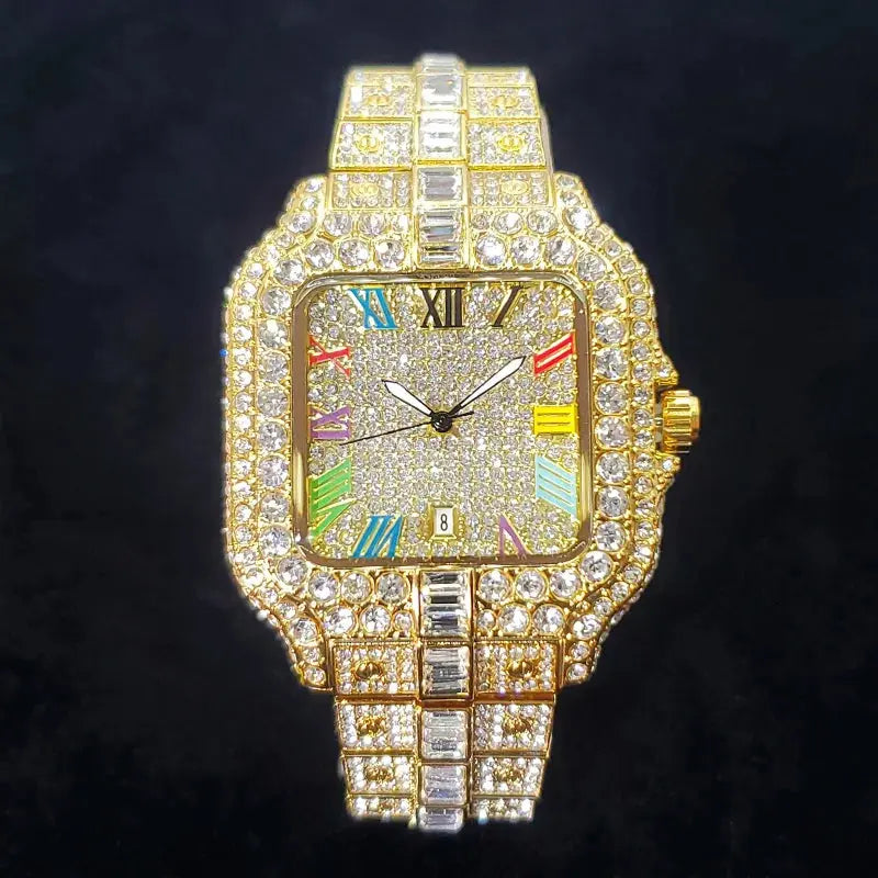 Rainbow Luxury Diamond Watch - Inspirational Watches