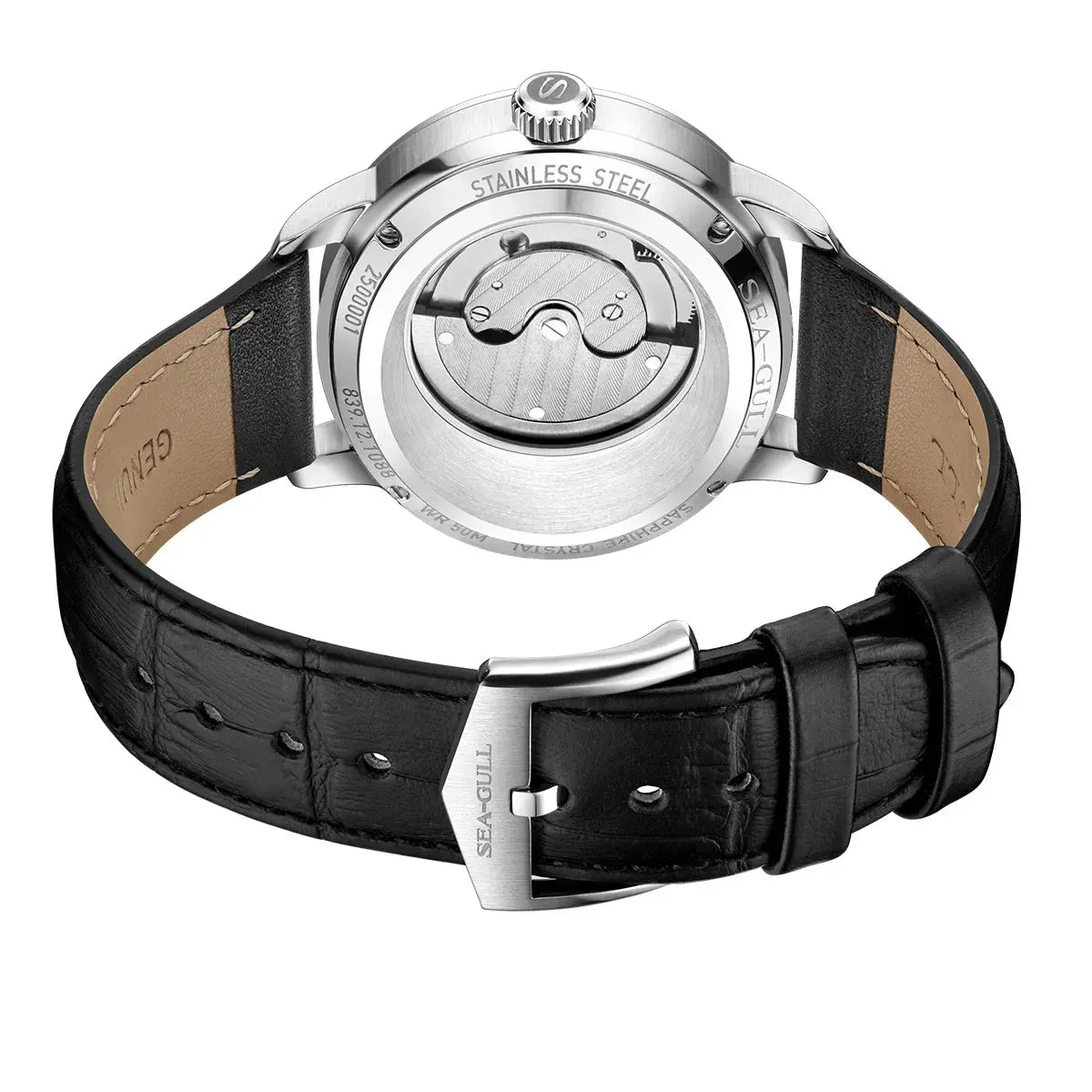 Oval Dial Automatic Mechanical Waterproof Luminous Inspirational Watches