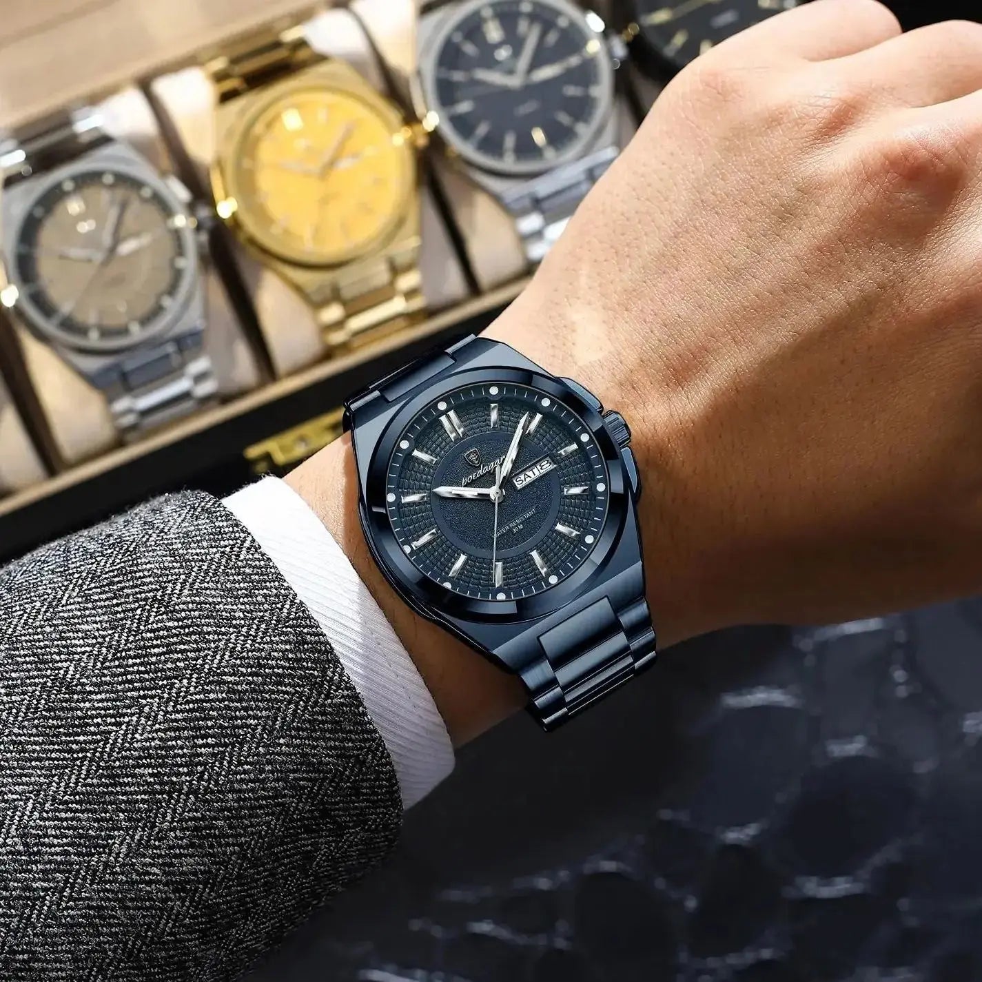 Classic Stainless Steel Wristwatches Inspirational Watches