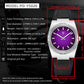 Stainless Steel Rubber Sapphire Crystal Waterproof 100m watch - Inspirational Watches