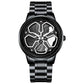 Original Wheel Rotating Black Fashion watches Inspirational Watches