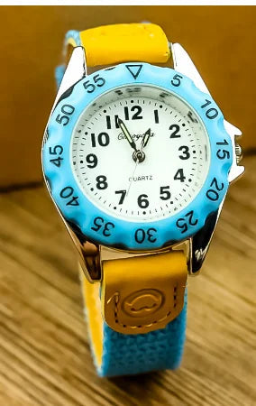 Colorful Number Kids watch Fabric Strap Inspirational Watches