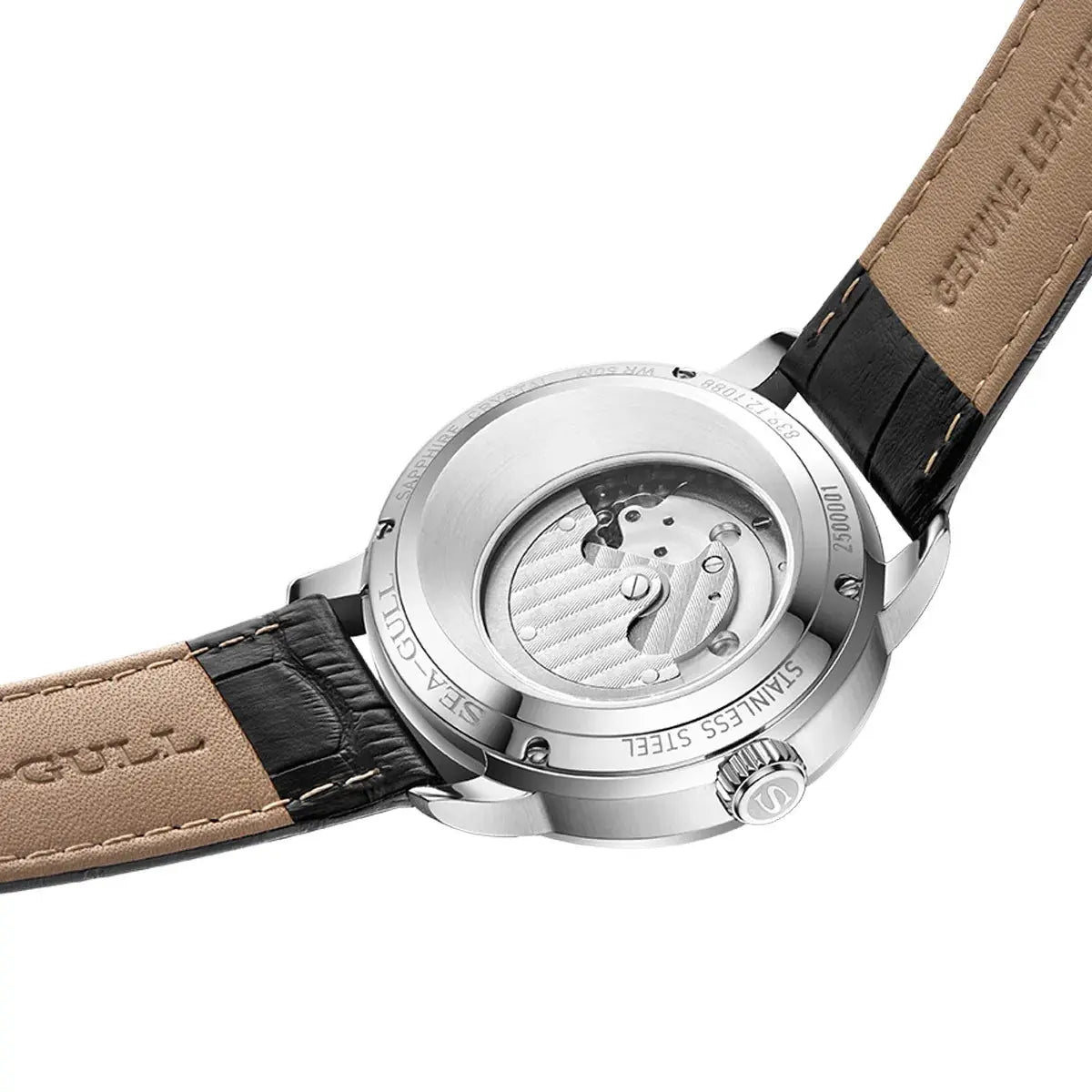 Oval Dial Automatic Mechanical Waterproof Luminous Inspirational Watches