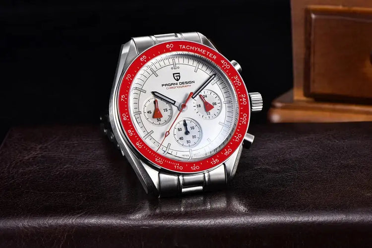 Luxury Business Mens Watches Chronograph AR Sapphire Mirror Waterproof - Inspirational Watches