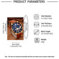 2PCS Set Fashion Calendar Watches Male Business Casual Brown Leather - Inspirational Watches