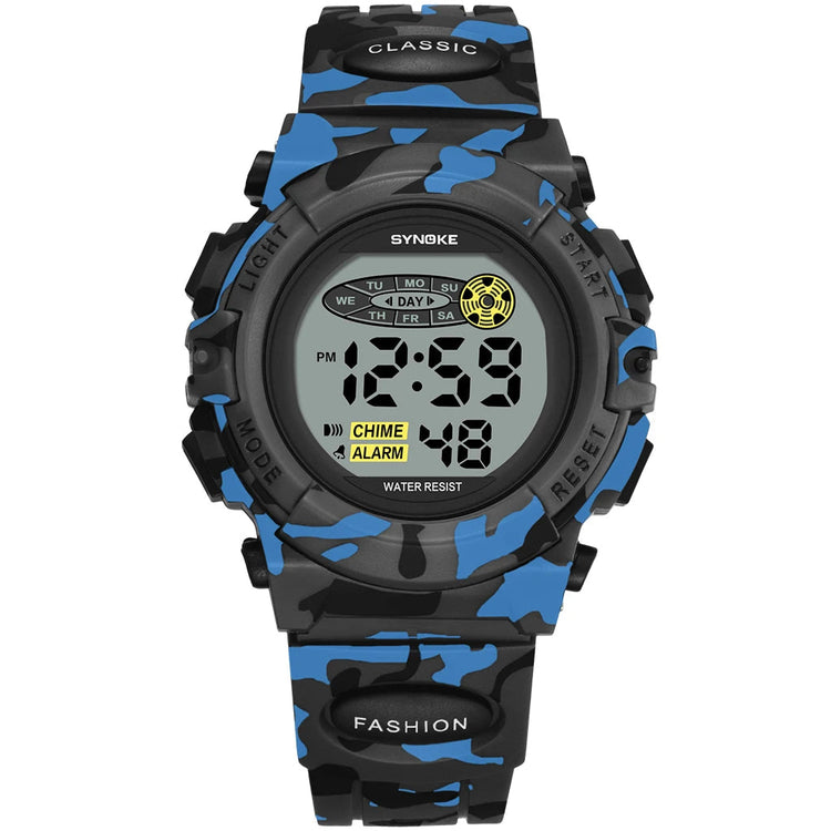 50M Waterproof Luminous LED Digital for Kids Watch Inspirational Watches