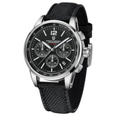 Chronograph Japan Vk63 Sport Quartz Wristwatch Sapphire Date 100m Waterproof - Inspirational Watches