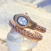 Snake Head Embellished Women&