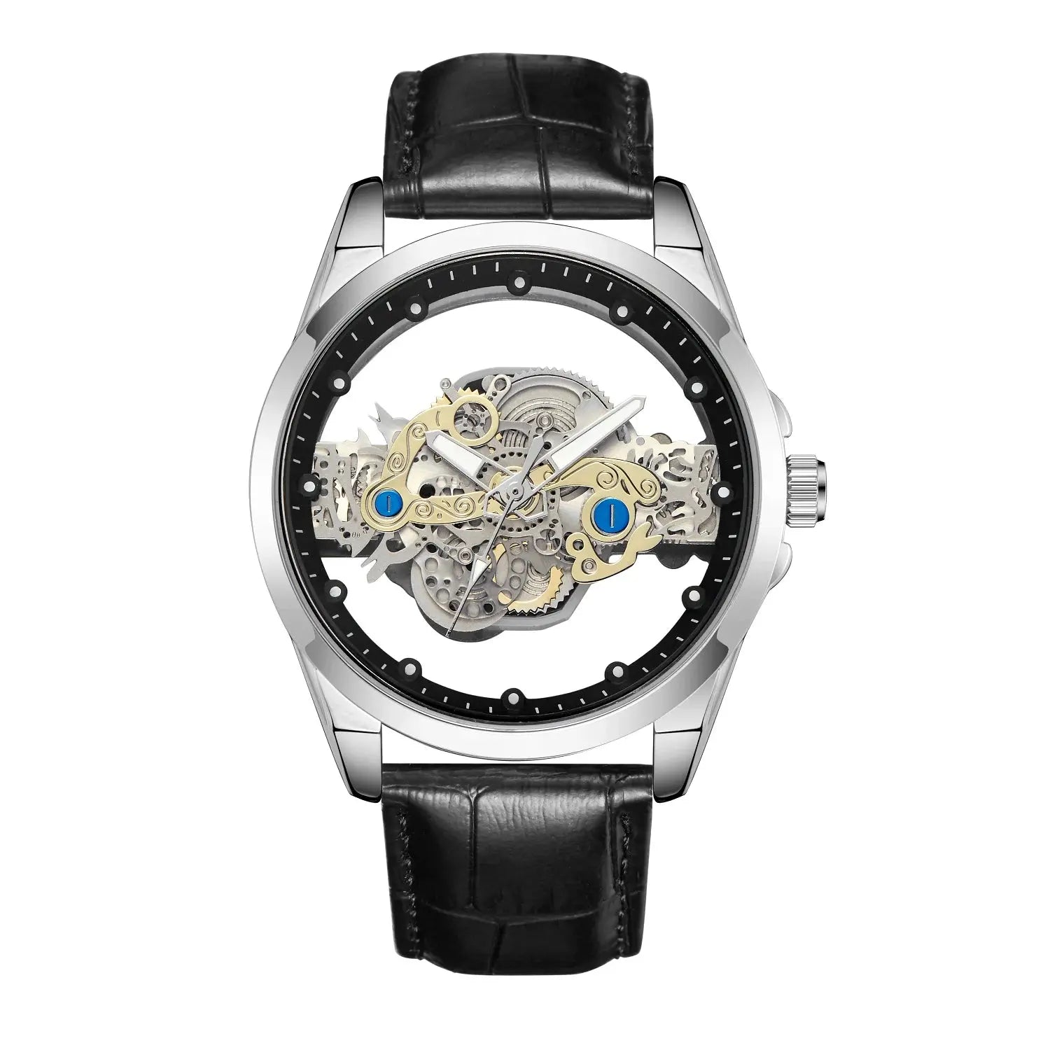 Luxury Original Waterproof Gold Skeleton Style Watch Inspirational Watches