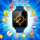 24 Games Kids Music Play Pedometer Tracker Time Display Video Audio Record Torch Smartwatch Inspirational Watches