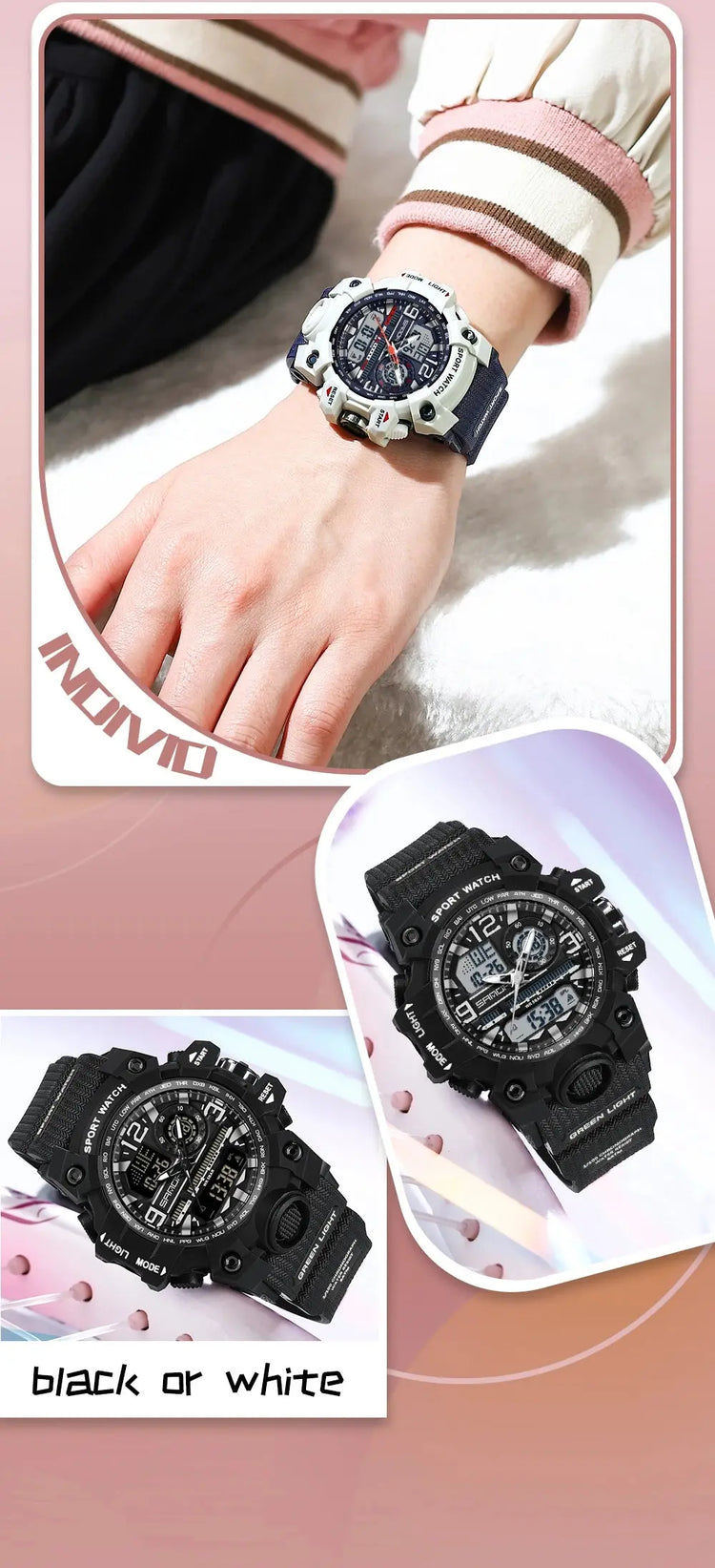 LED Digital Sport Watch Waterproof Inspirational Watches