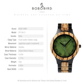 Wooden Men Watches Handmade Inspirational Watches