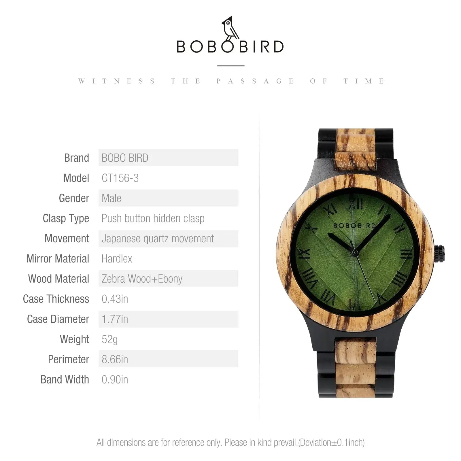 Wooden Men Watches Handmade Inspirational Watches