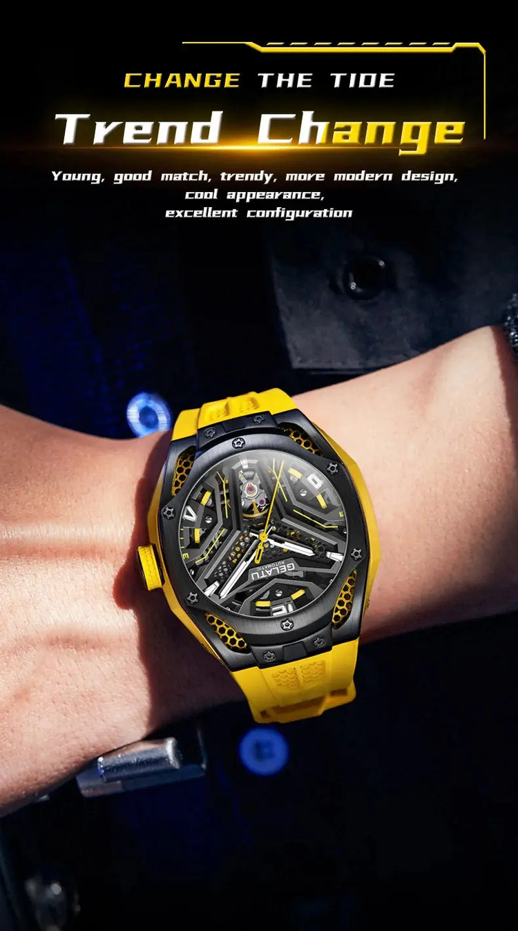 Hollow out Automatic Men&