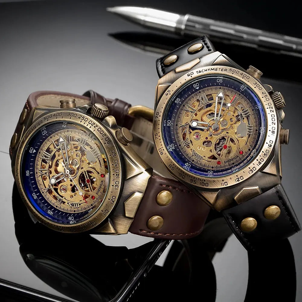 Retro with Genuine Leather Inspirational Watches