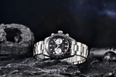 Panda Retro Sport Chronograph Luxury Quartz Watch For Men Sapphire mirror 10Bar Waterproof - Inspirational Watches