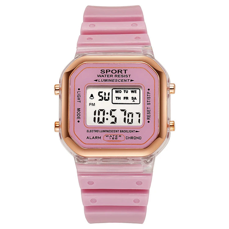 Multifunctional LED Digital Kids Sports Watch Inspirational Watches