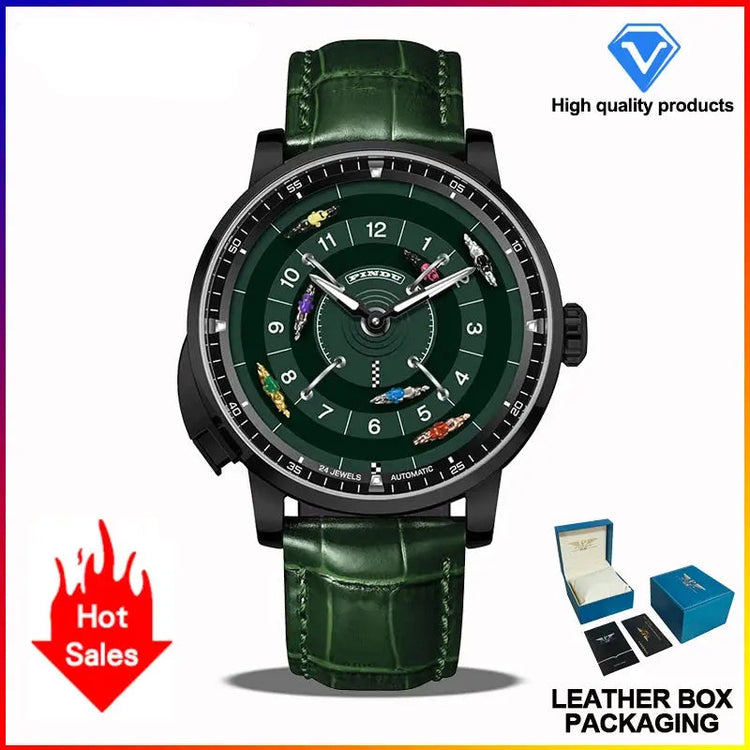 Horse Gambling Full Automatic Mechanical Inspirational Watches