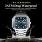 Square Fashion Man Waterproof Luminous Wristwatch Inspirational Watches