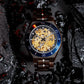 Luxury Wooden Mechanical Watches for Men – Premium Automatic Timepiece with Oversized Dial - Inspirational Watches
