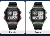 Digital Sports Luminous Multifunction Waterproof watch Inspirational Watches