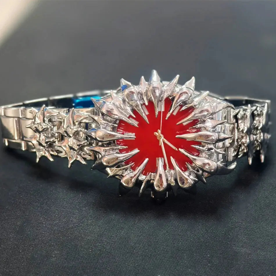Special-shaped lightning dragon scale spike soldering watch design heavy industry trend Y2K Watches Quirky Quartz Wristwatches Inspirational Watches