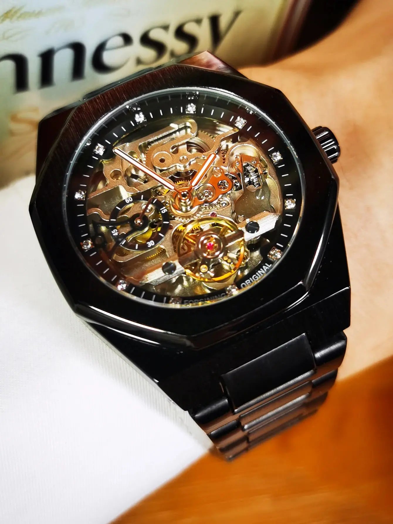 Automatic Tourbillon Skeleton Mechanical watch Inspirational Watches