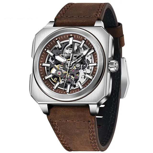 PAGANI DESIGN New Hollowed Men Mechanical Watch Top Brand Sapphire Glass Clock Classic Luxury Waterproof Automatic Men&