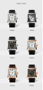 Square Business Formal Automatic Mechanical Inspirational Watches