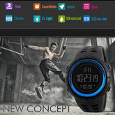 Digital Waterproof Casual Luminous sport watch - Inspirational Watches