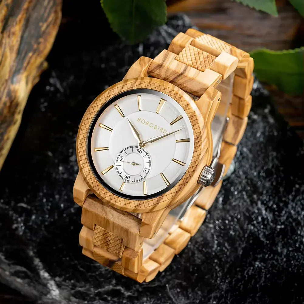 Wooden Watch Top Fashion Casual Clock Quartz Inspirational Watches