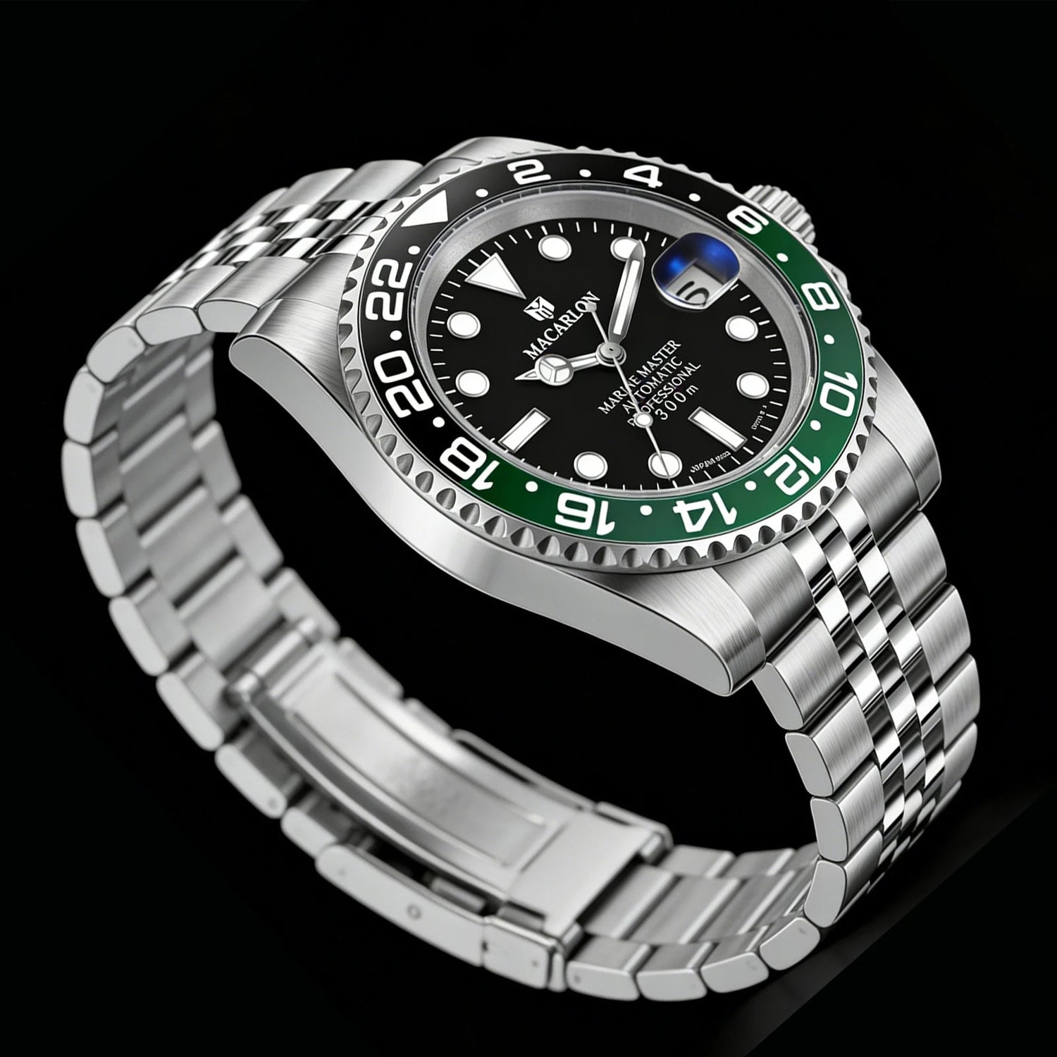 MACARLON Design 2026 New NH35 Mechanical Watch Men 41mm Sapphire Glass Luminous Stainless Steel 300M Waterproof Automatic Watch Inspirational Watches