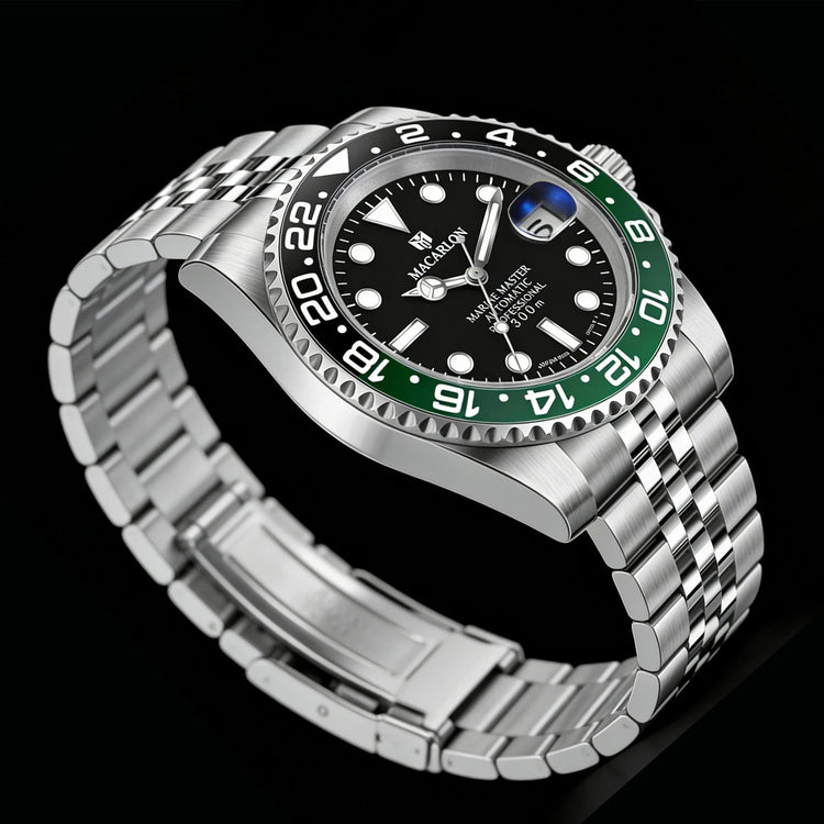MACARLON Design 2026 New NH35 Mechanical Watch Men 41mm Sapphire Glass Luminous Stainless Steel 300M Waterproof Automatic Watch Inspirational Watches