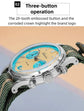 Multifunction Chronograph Luxury Watch For Men 100M Waterproof Inspirational Watches