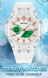Fashion Electronic Watches Dual Display - Inspirational Watches