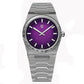 Ultra-Thin Sapphire Quartz Watch – 100M Waterproof Stainless Steel Inspirational Watches