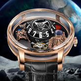 Space Series Unique Design Three-dimensional Dial Mechanical Watch - Inspirational Watches