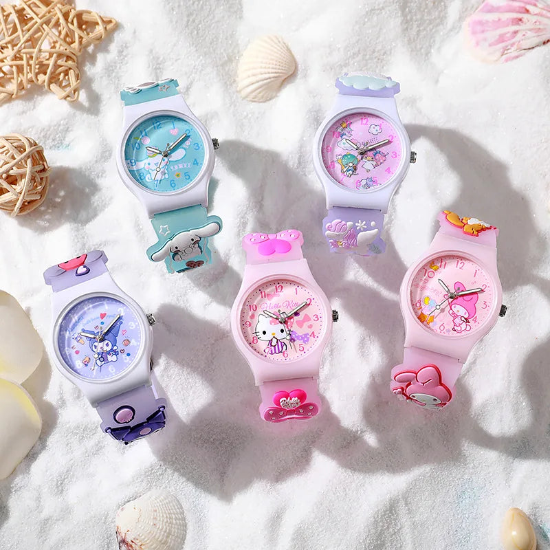 Cute 3D Hello Kitty Kids Watch Inspirational Watches