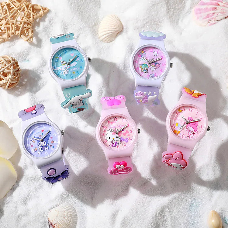 Cute 3D Hello Kitty Kids Watch Inspirational Watches