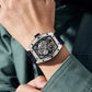 Automatic Waterproof Fashion Sport Skeleton Analog Mechanical Watch for Men Inspirational Watches