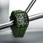 Transparent Tonneau Chronograph Watch