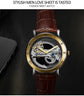 Skeleton Automatic Mechanical Wristwatch Inspirational Watches