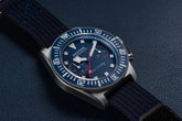 SEESTERN Chronograph Man of Watch Mechanical Tianjin ST1901 Movement Sapphire Wristwatches Nylon Sticker Strap Luminous Skeleton Inspirational Watches