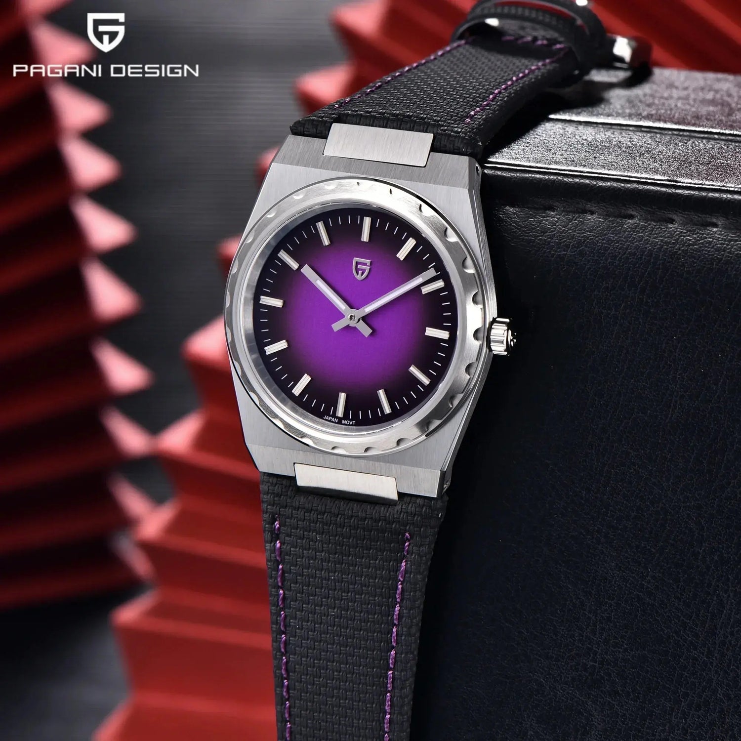 Stainless Steel Rubber Sapphire Crystal Waterproof 100m watch - Inspirational Watches